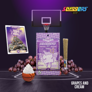 grapes and cream sluggers 5 pack prerolls 562gogreen