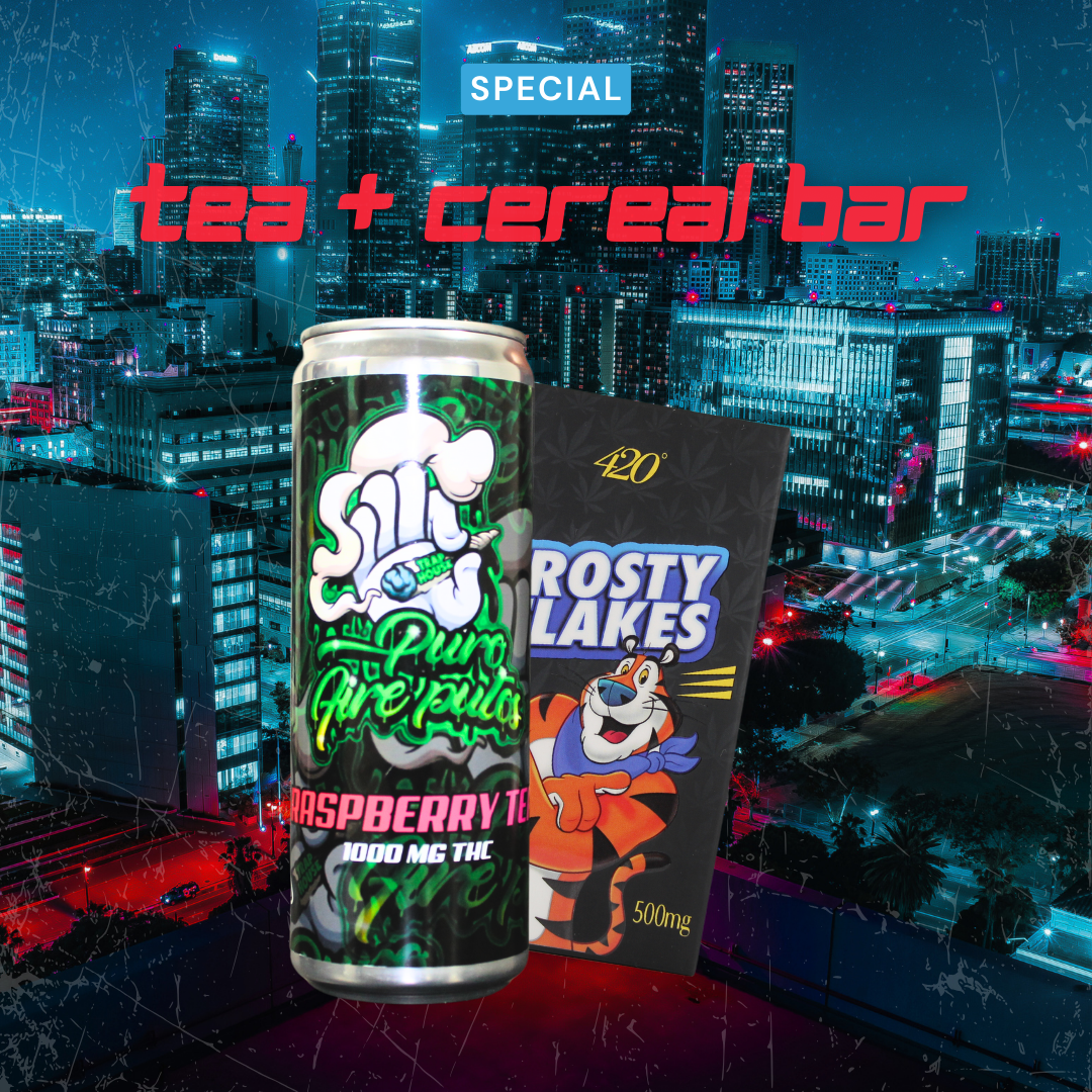 tea + cereal bar special