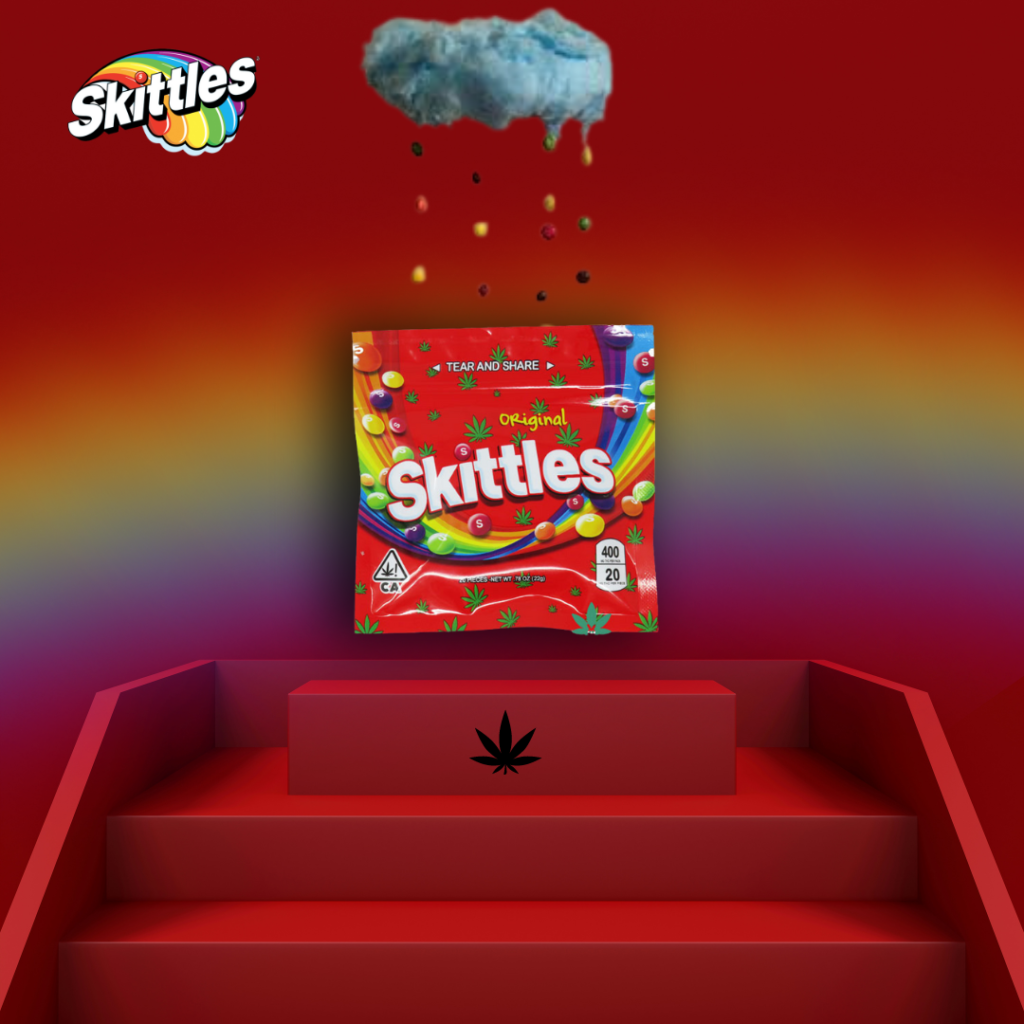 SKITTLES 400mg EDIBLE 562 GO GREEN