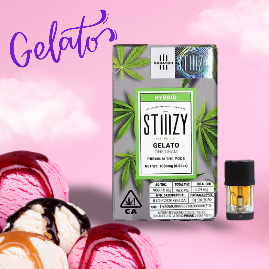 STIIIZY GELATO 562 GO GREEN