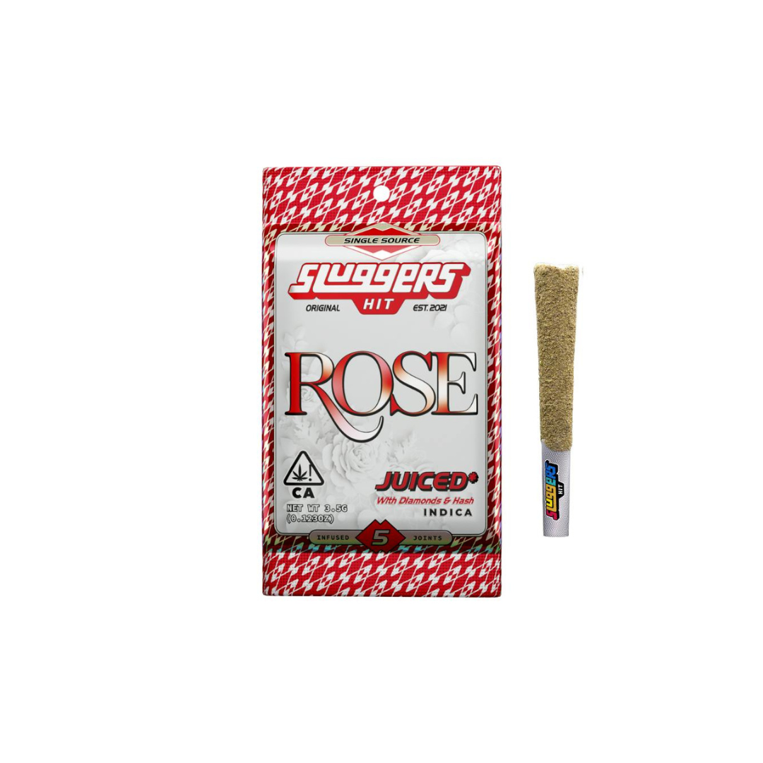 sluggers hit rose 5 pack preroll