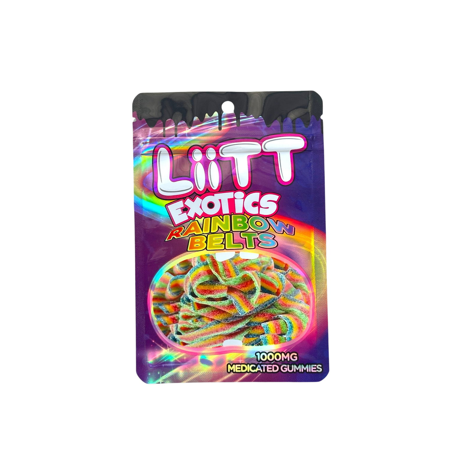 litt exotics 1000MG Rainbow Belts 562 go green