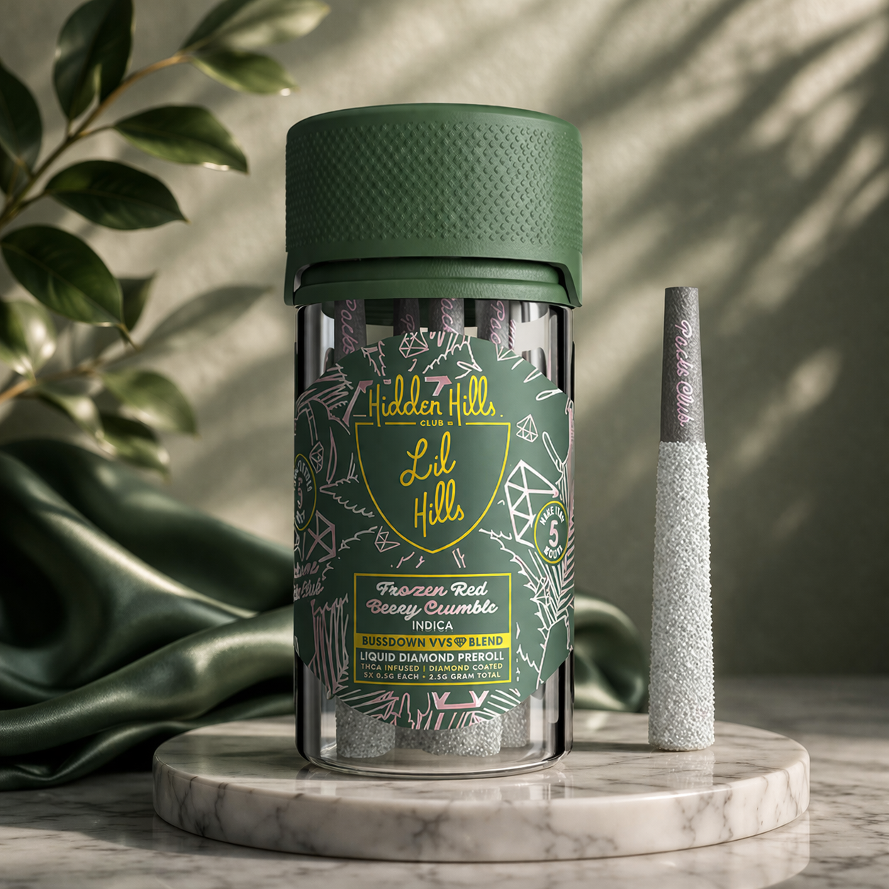 Luxurious pre-rolls with elegant packaging